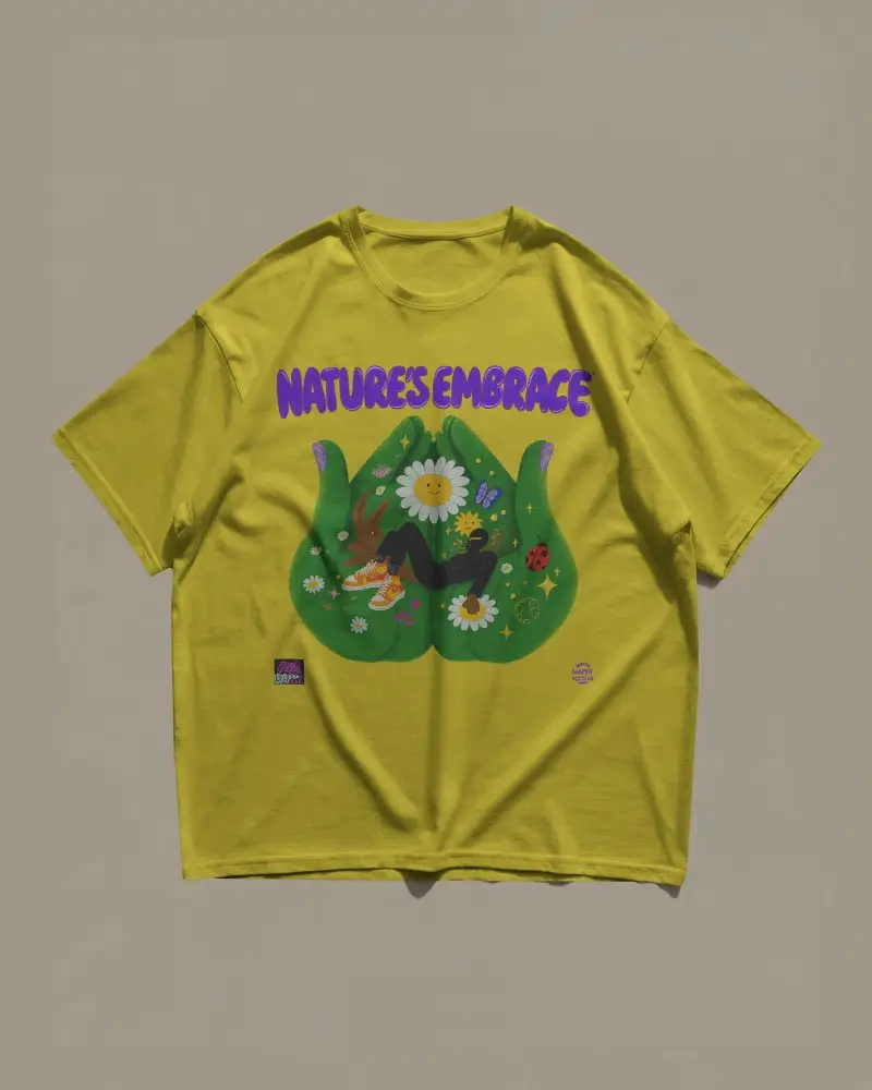 Minimal Studio T Shirt Mockup Front Facing Flat Lay With Soft Shadows For Branding Showcase