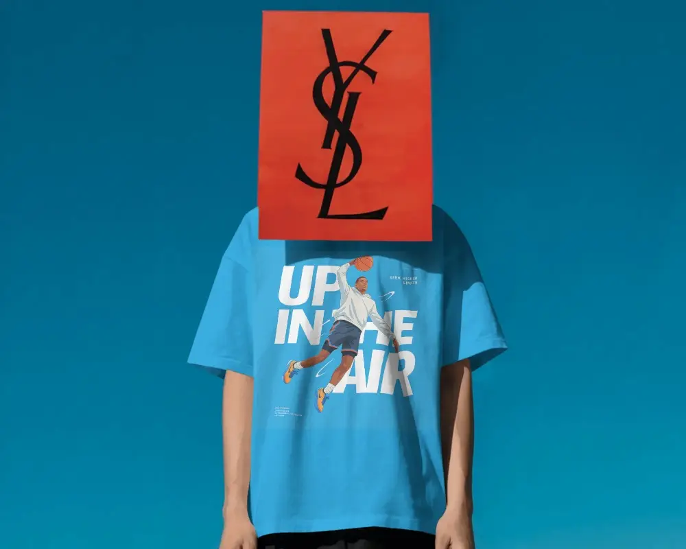 High Quality Cotton Loose Fit Short Sleeve Tshirt Mockup Casual Streetwear Men And Women