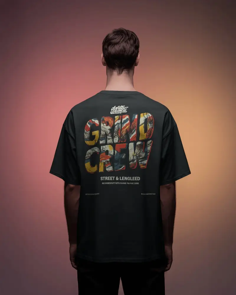 Back View Male T Shirt Mockup Standing Centered In Studio Gradient Background Clean Minimal