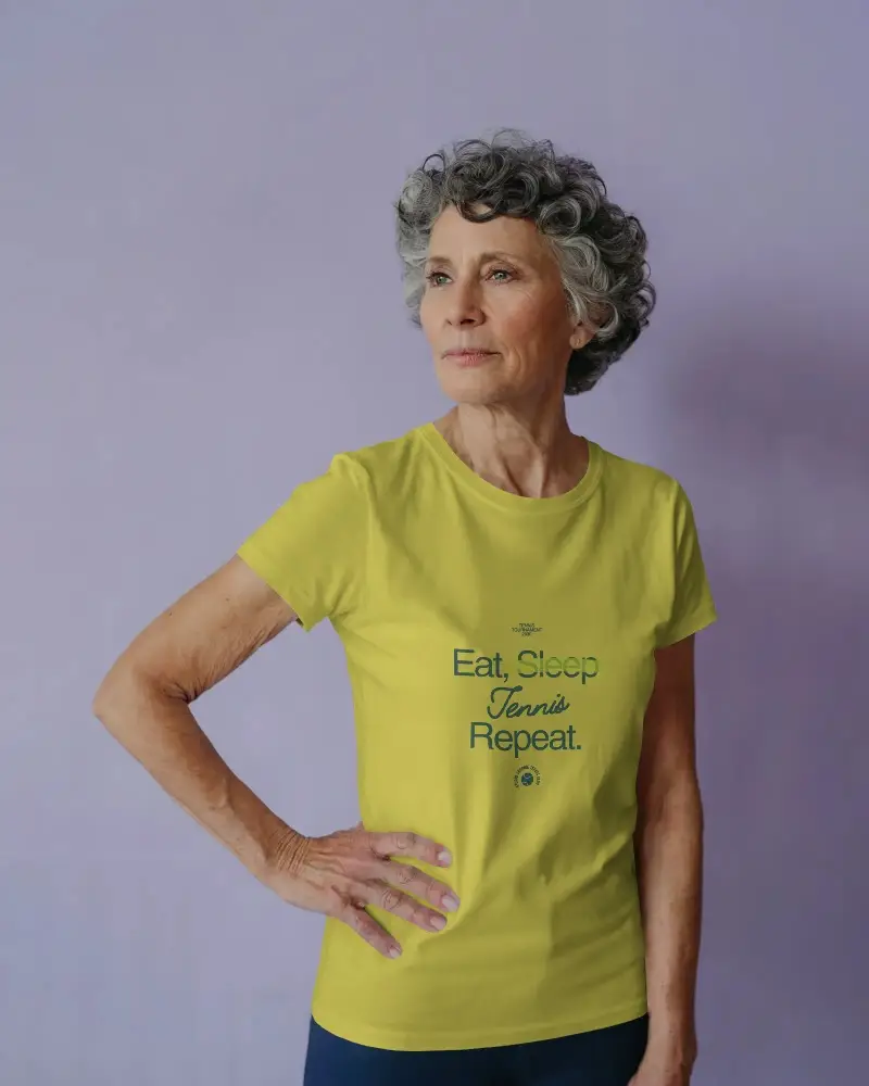 Classic Fitted Women T Shirt Mockup For Fashion Apparel Brand Promotion And Design Showcase