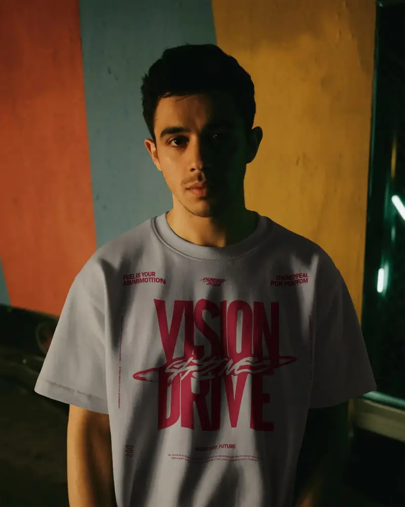 Minimalistic Unisex Tshirt Mockup Ideal For Showcasing Bold Graphic Designs And Fashion Collections