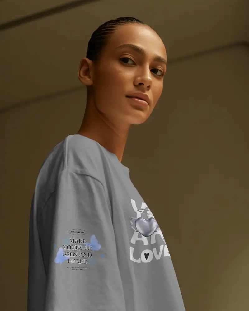 Minimalist Clean Casual Tshirt Mockup For Fashion Brand Promotion And Online Marketing