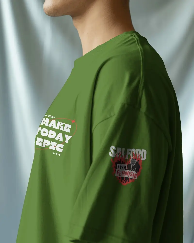 Comfortable Loose Fit Tshirt Mockup For Men Casual Style Perfect For Brand Showcase