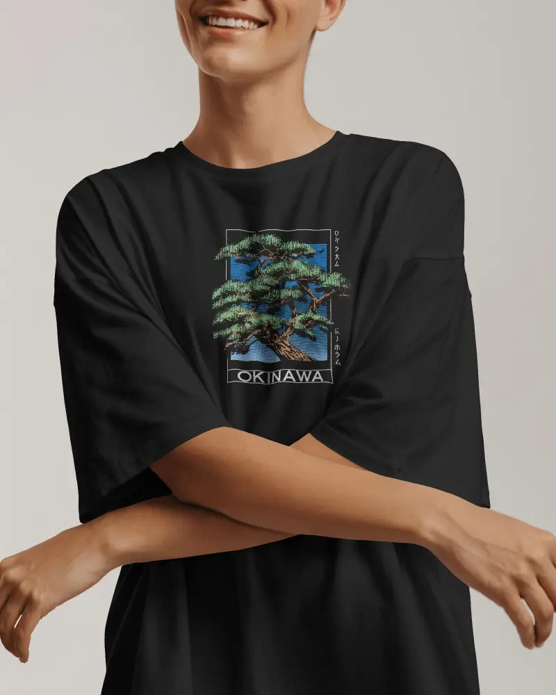 Womens Relaxed Fit Tshirt Mockup Comfortable Casual Wear For Daily Style And Outdoor Activities