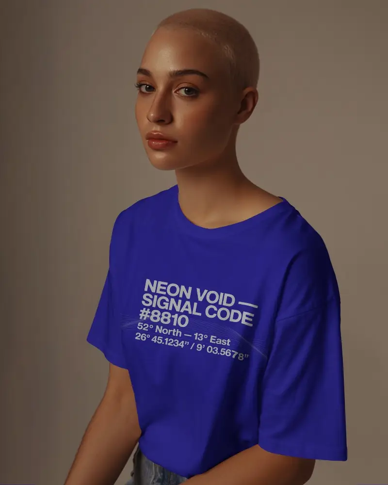 Minimalist Loose Fit Women Tshirt Mockup Casual Comfortable Basic Style Everyday Wear