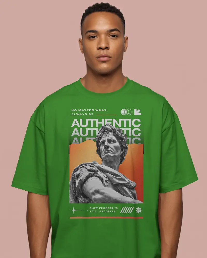 Classic Oversized Mens Tshirt Mockup Crewneck Cotton Soft Comfortable Casual Wear For All