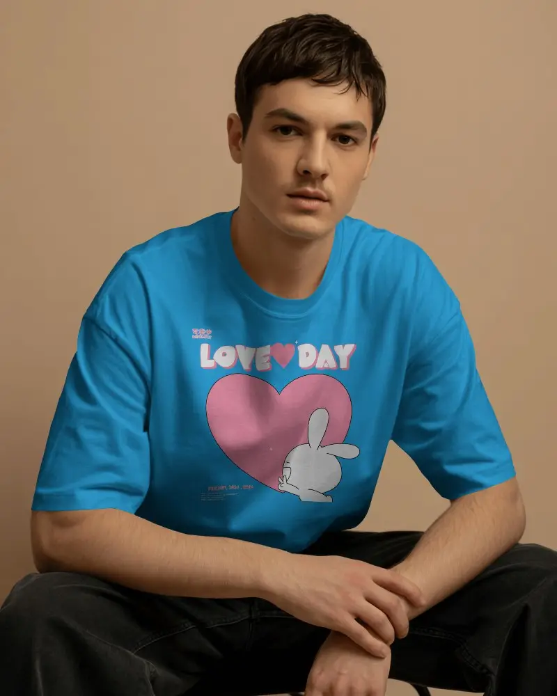 Comfortable Relaxed Fit Basic Crew Neck Tshirt Mockup For Men Modern Casual Style