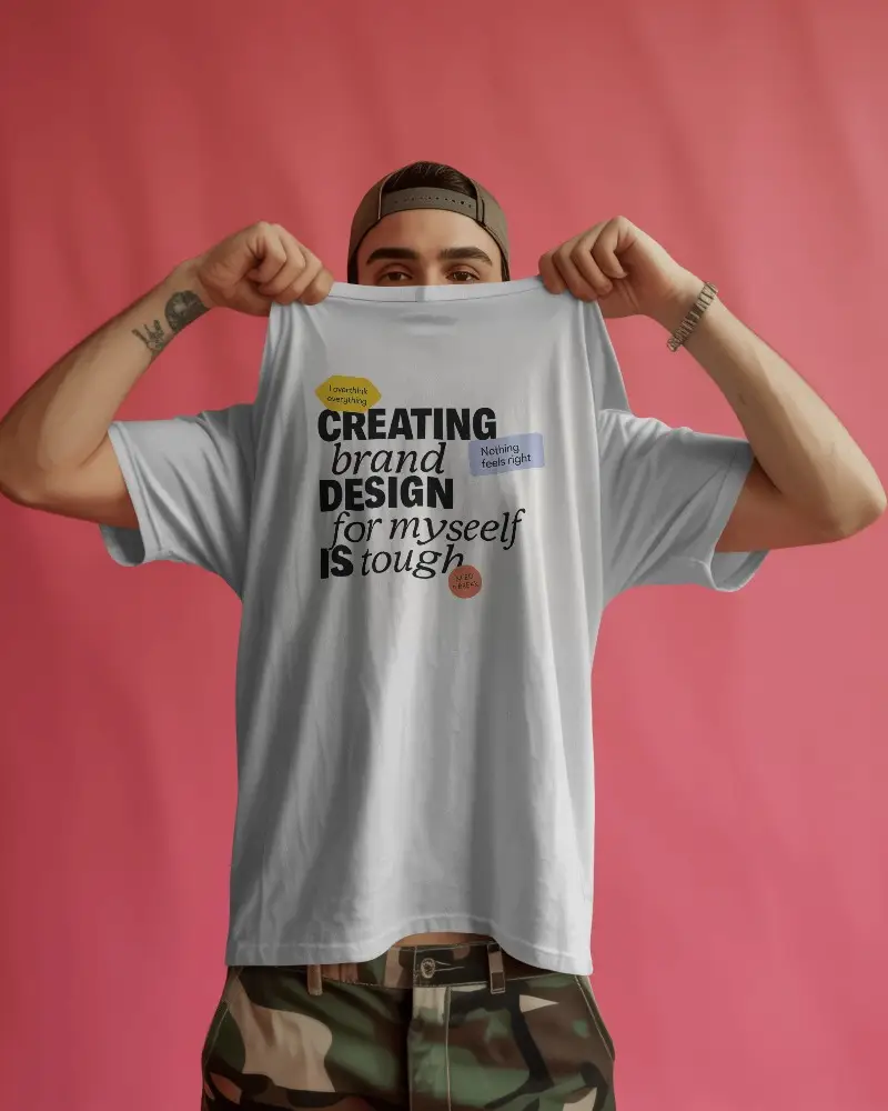 High Quality Plain Tshirt Mockup For Men Casual Comfortable Basic Tee Perfect For Everyday Wear