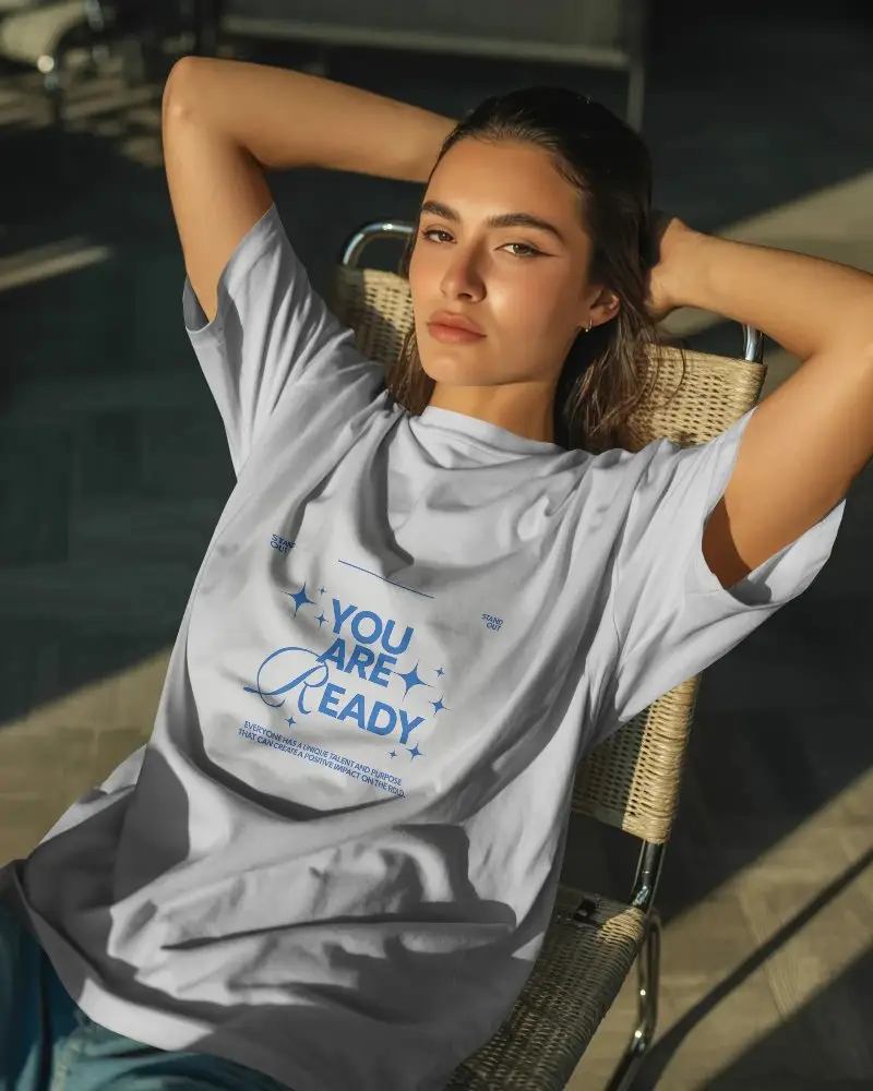 Stylish Comfortable Tshirt Mockup For Online Store Advertising And Brand Marketing