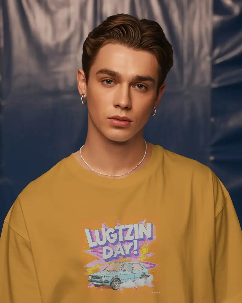 Modern Minimalist Tshirt Mockup For Men Fashion Apparel Advertisement Template