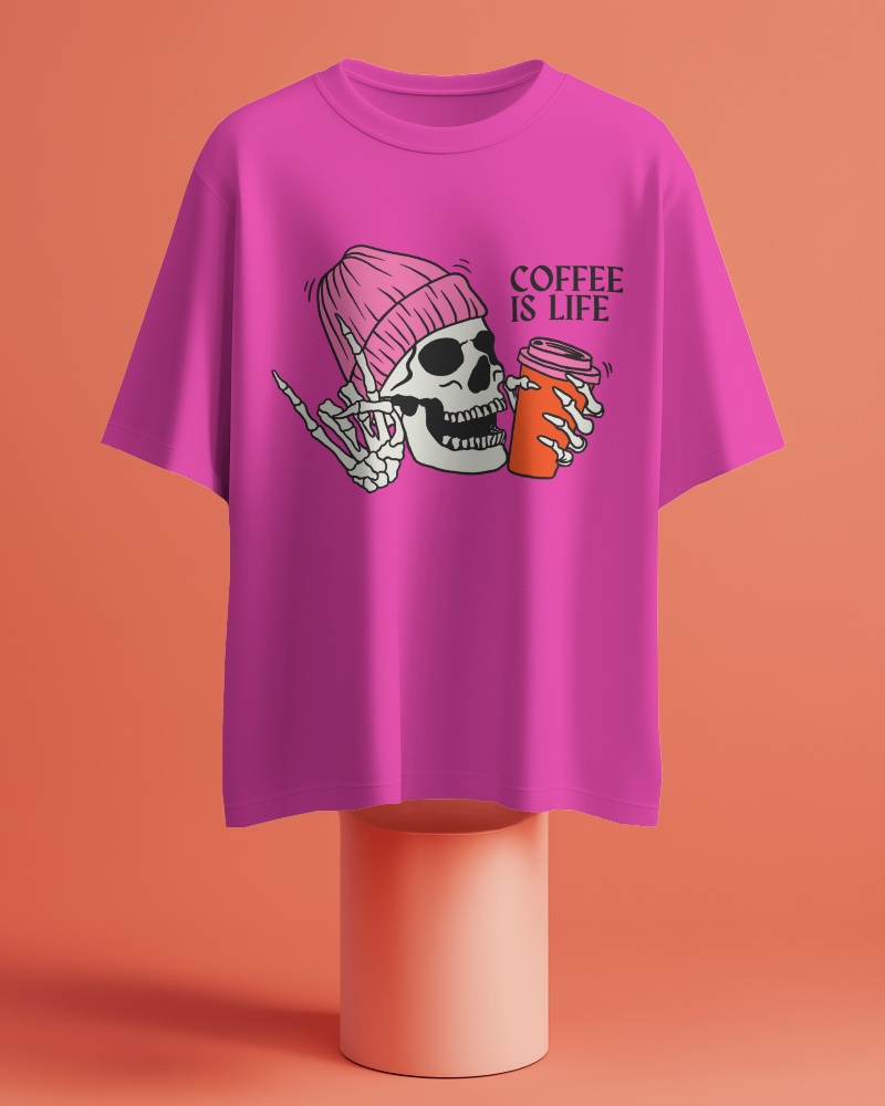 Modern Studio T Shirt Mockup Clean White Tee On Elevated Pedestal With Warm Tones 0594