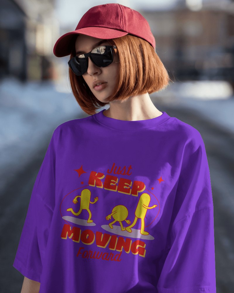 Fashionable Winter T Shirt Mockup Cool Toned Setting With Contrast Pop From Red Cap And Warm Light 0615