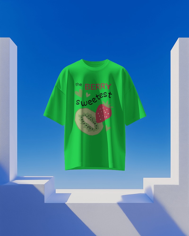 Floating T Shirt Mockup Dreamy Blue Sky Minimalist Architecture Modern Elevated Display 0677