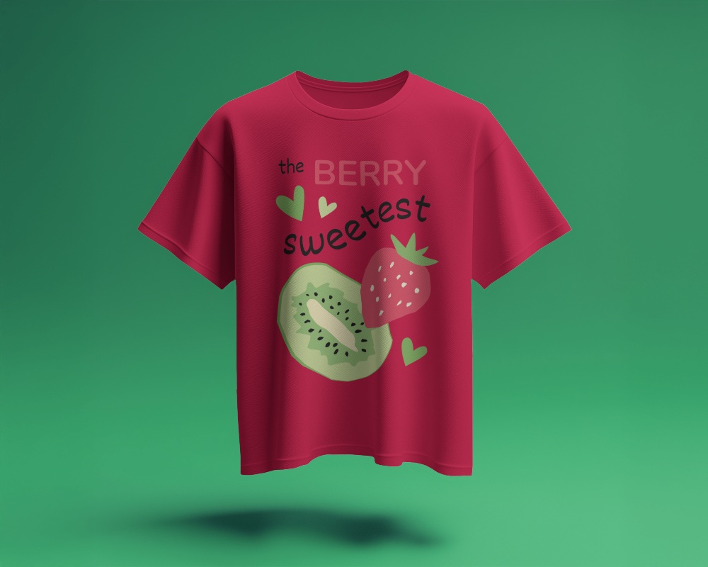 Elegant Floating T Shirt Mockup Premium Fabric Realistic Lighting Fashion Forward Presentation 0681