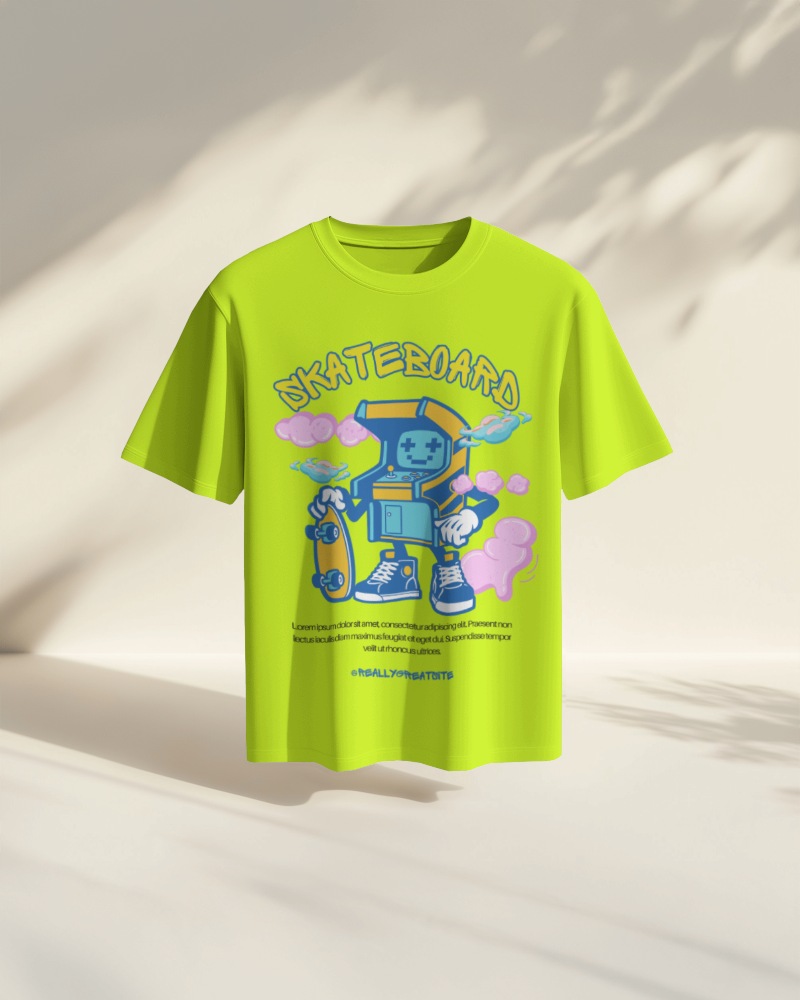 Hanging T Shirt Mockup Warm Sunlit Background Perfect For Branding And Marketing 0691