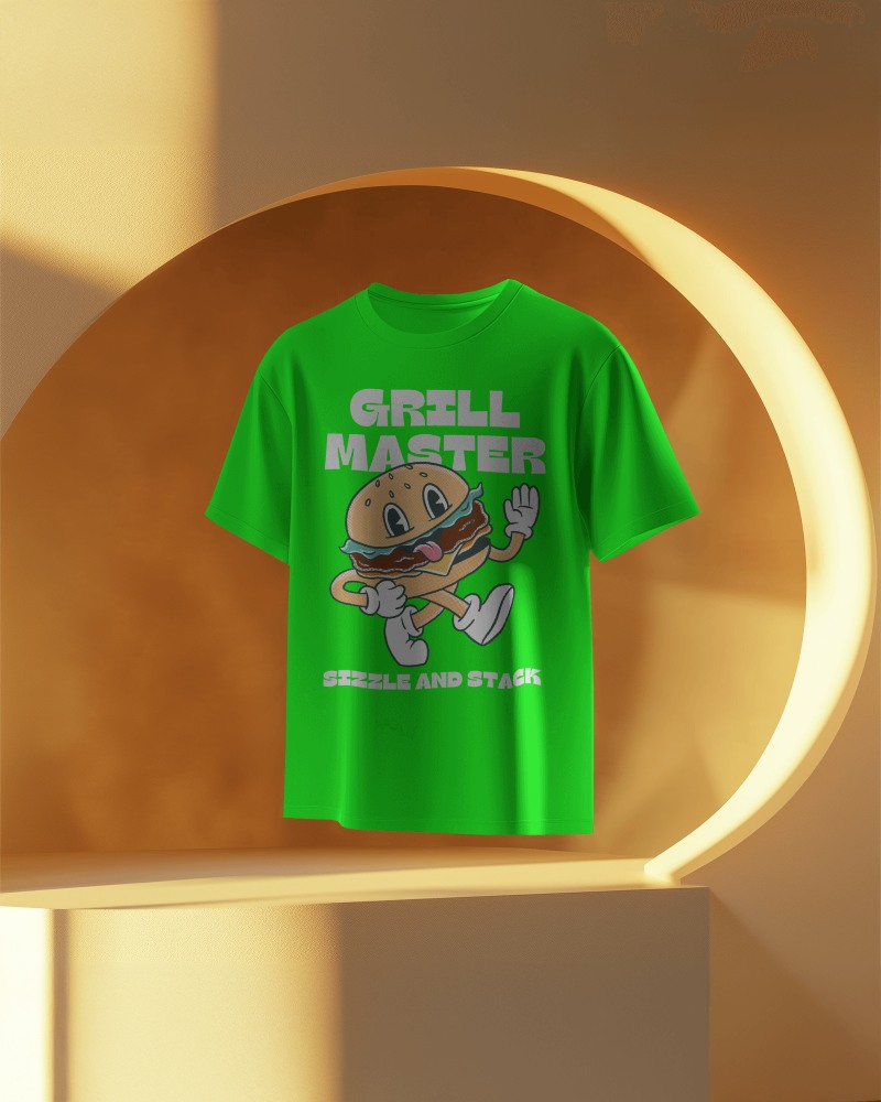 Sunlit Archway Floating T Shirt Mockup Minimal White Tee With Warm Golden Lighting Sculptural Backdrop 0725