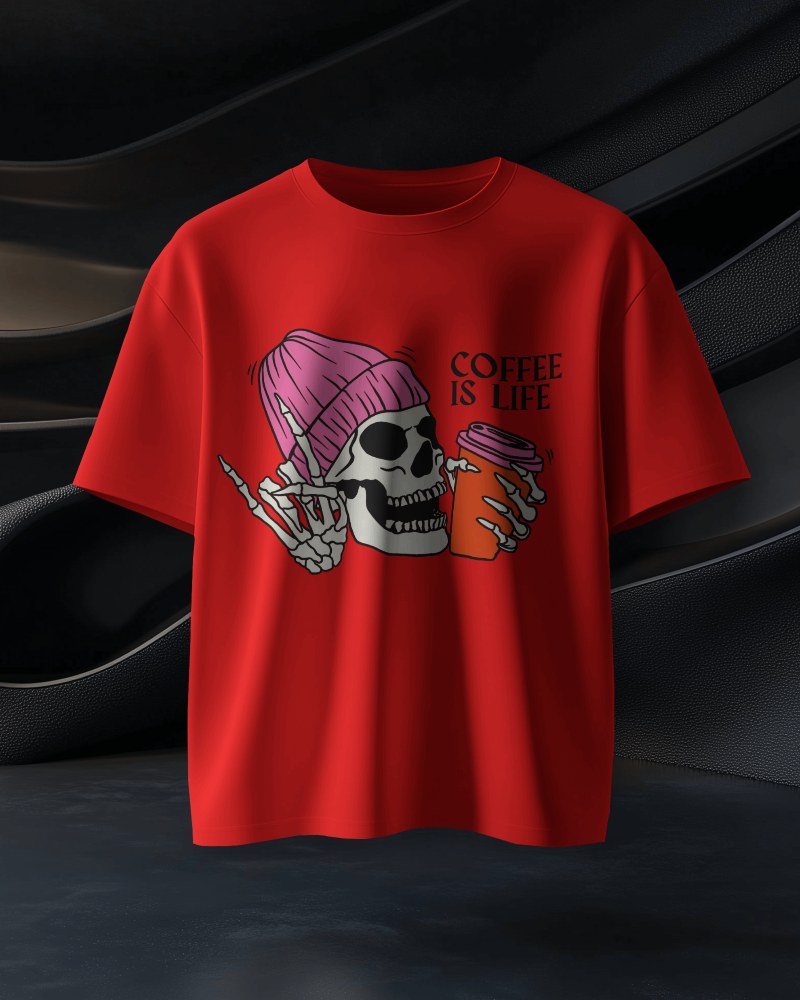 Sleek Futuristic Floating T Shirt Mockup Minimal White Tee On Dark Sculptural Backdrop 0729