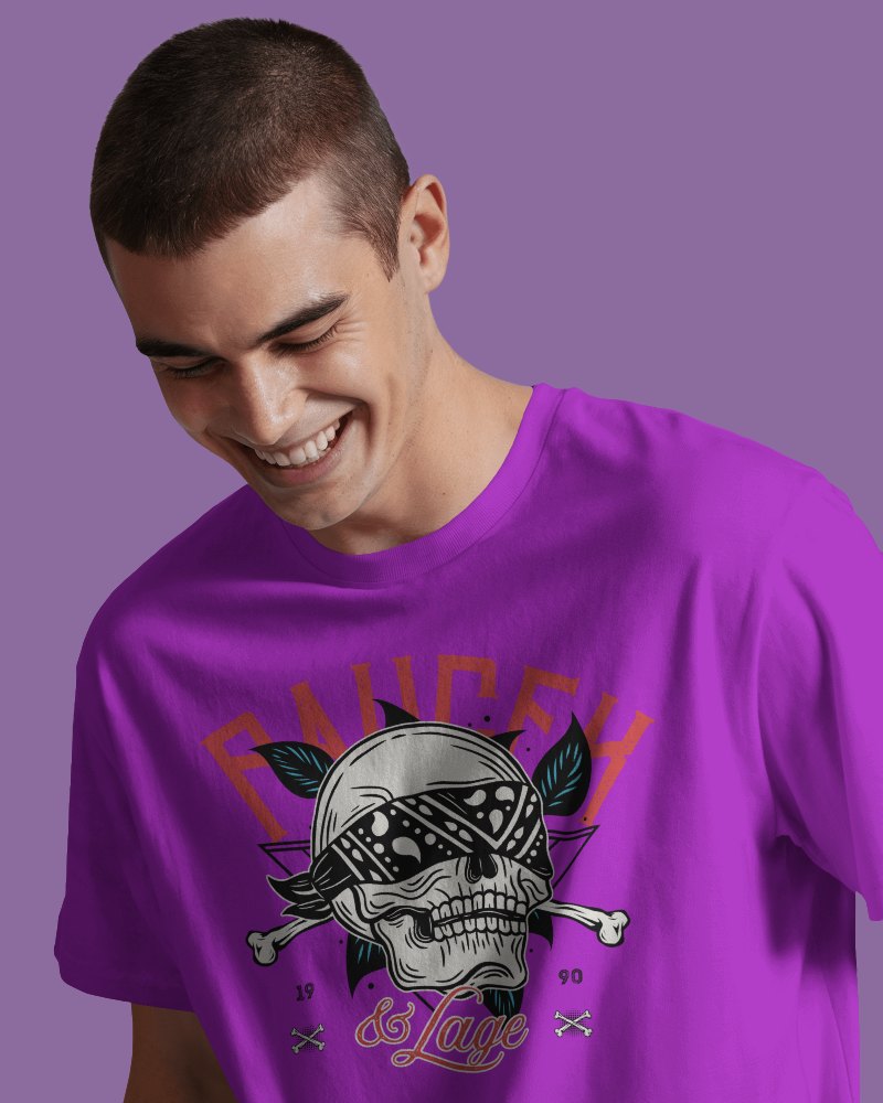 Natural Light T Shirt Mockup Smiling Male Model Soft Shadows And Minimal Background Relaxed And Casual Vibe 0766