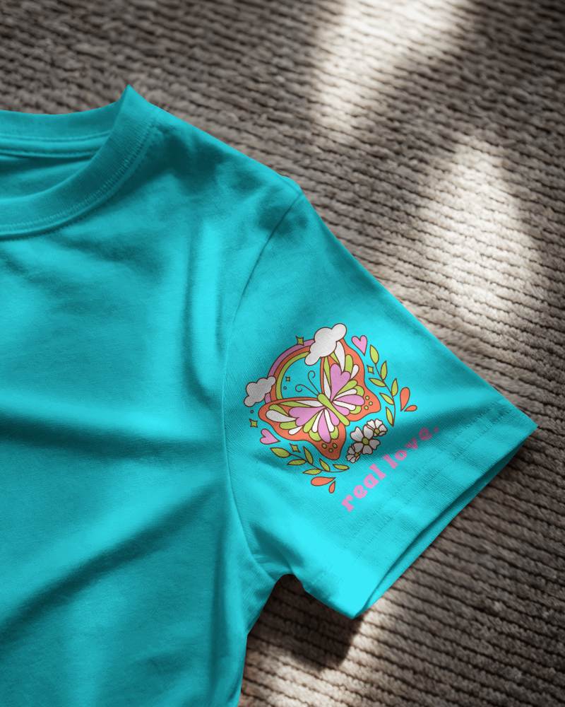 Soft Shadow Flat Lay White T Shirt Mockup On Textured Carpet Cozy Natural Lighting And Minimalist Aesthetic 0876