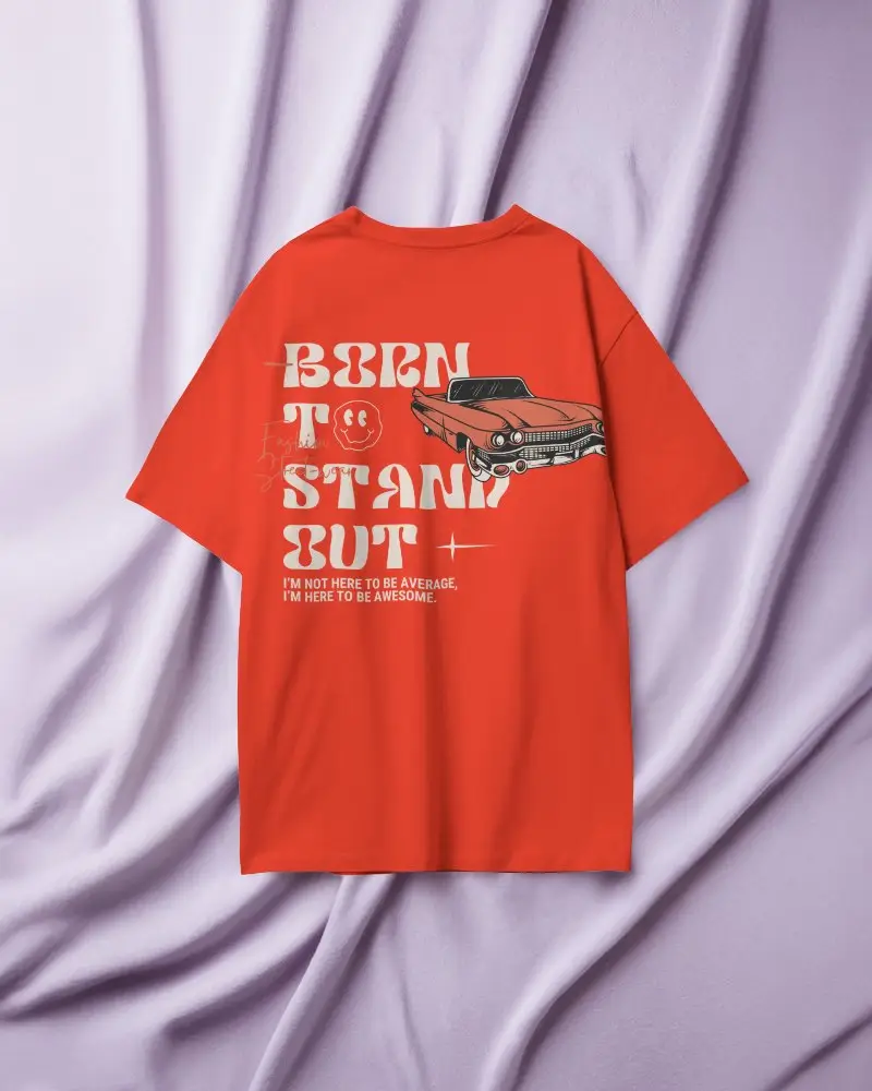 Back View T Shirt Mockup Boxy White Tee Laid On Soft Lavender Fabric Draped Elegant Background Clean And Stylish Presentation