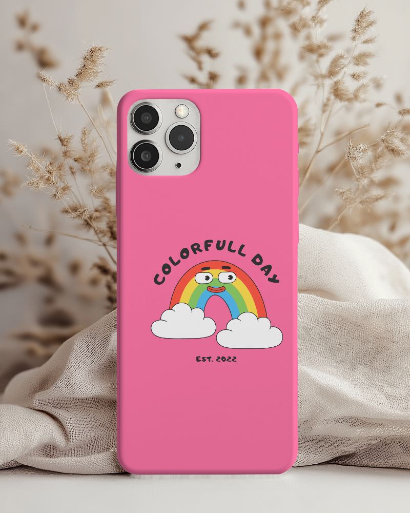 Neutral Tone Phone Cover Mockup Cozy Fabric Backgroun Soft Warm Lighting 068