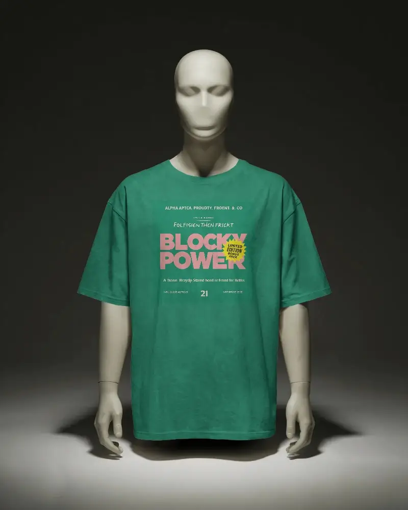 Premium Blank Tshirt Mockup Ideal For Custom Graphic Tees And Fashion Designs Mockup