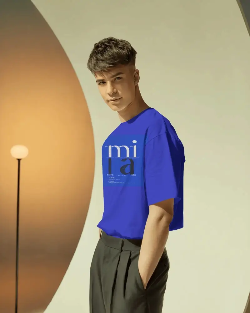 Modern Minimalist Oversized Tshirt For Men Comfortable Casual Style Everyday Wear Fashion