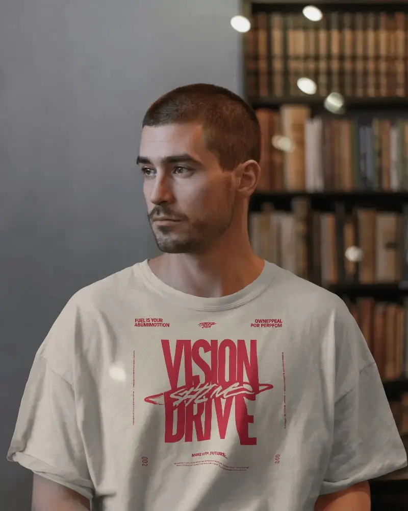 Minimalist Comfortable Plain Tshirt Mockup Ideal For Branding And Custom Design