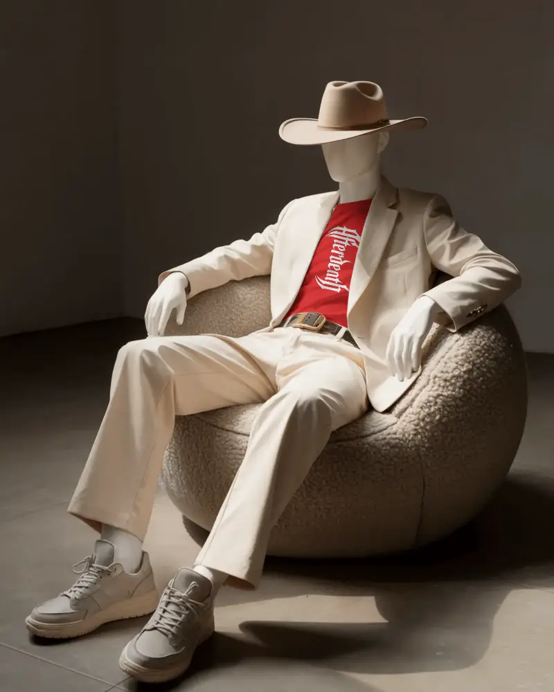 Urban Style Simple Tshirt Mockup Perfect For Minimalist Modern Outfits