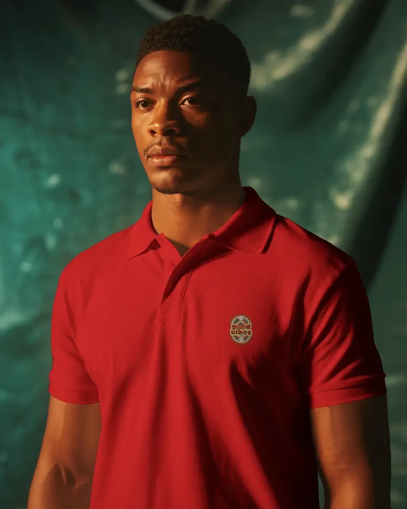 Classic Short Sleeve Polo Shirt Mockup For Men Stylish Casual Wear High Quality Texture