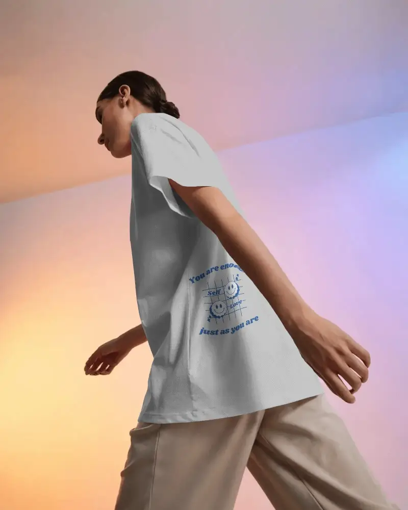 Effortless Casual Soft Fit Unisex Tshirt Mockup For Everyday Wear And Layering Looks