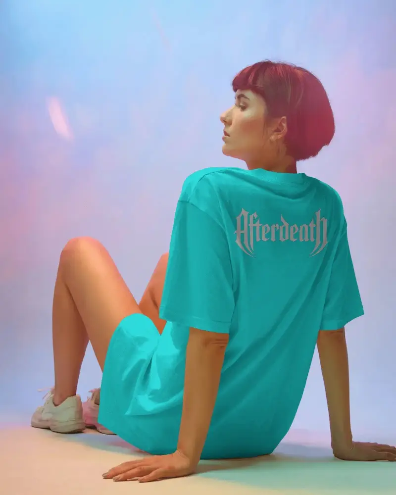 Stylish Womens Loose Fit Tshirt Mockup Ideal For Everyday Comfort And Trendy Outfits