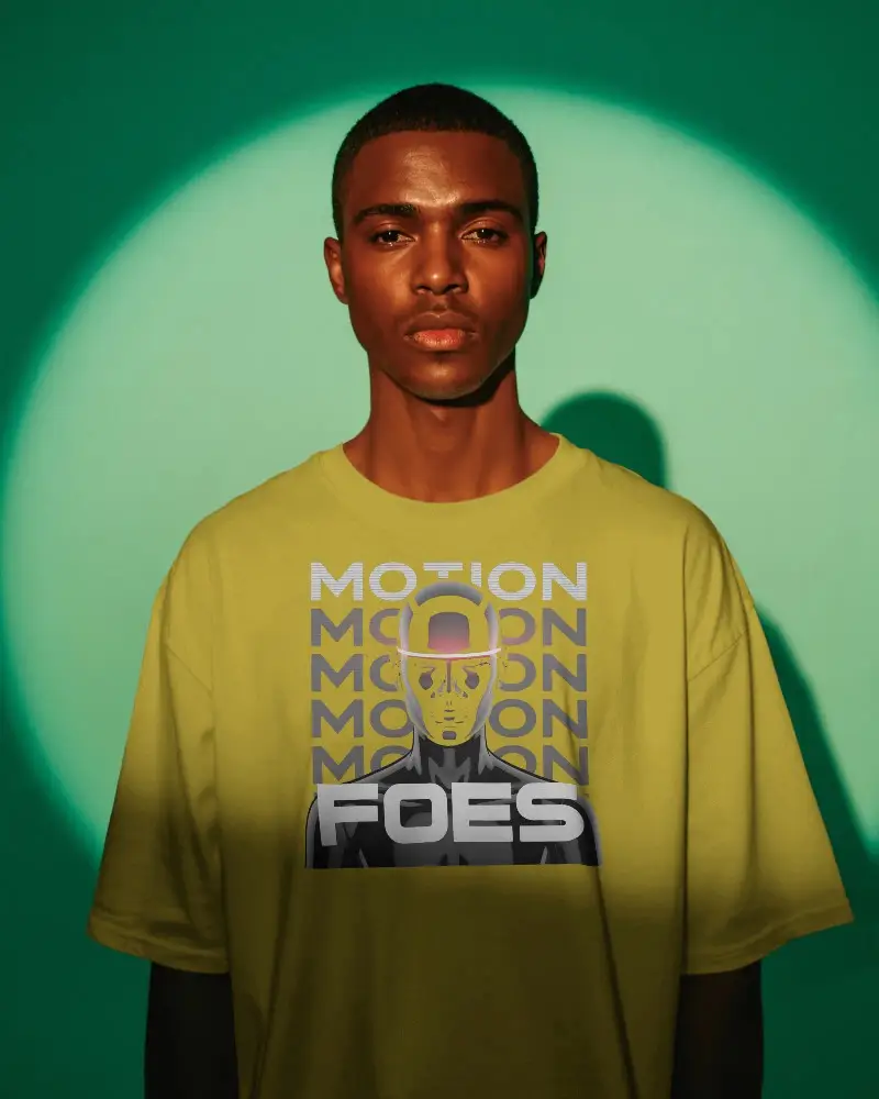 Soft Comfortable Unisex Cotton Oversized Tshirt Mockup Essential For Modern Casual Outfits