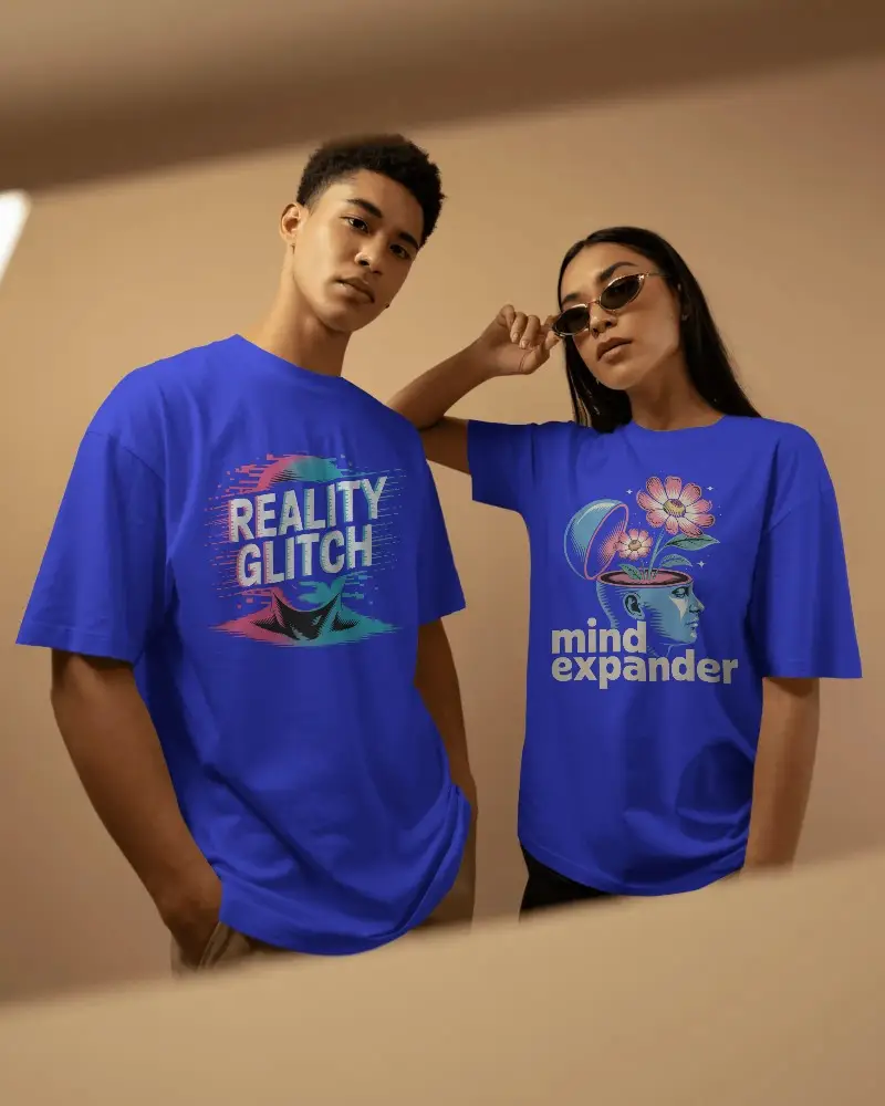 Oversized Comfortable Blank Tshirt Mockup For Unisex Casual Style Streetwear Fashion