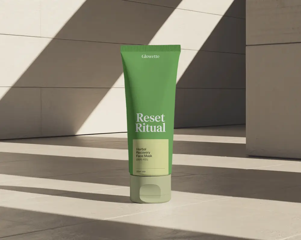 Premium Cosmetic Tube Mockup Perfect For Lotion Cream Or Gel Product Branding