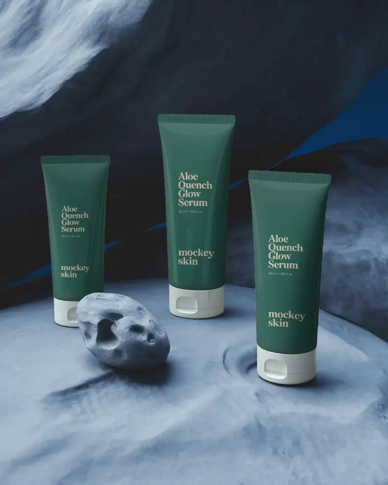 Premium Quality Squeeze Tube Mockup Template For Lotion Cream Or Gel Promotion Use