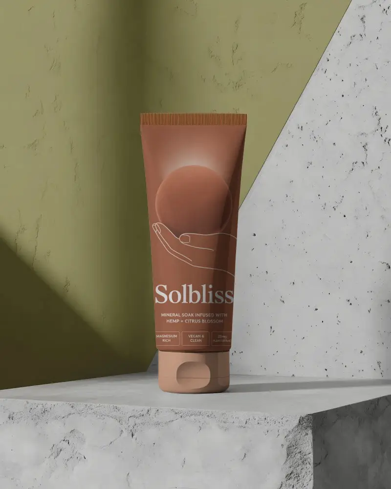 Skincare Product Tube Mockup For Lotion Gel Paste Packaging Design Template