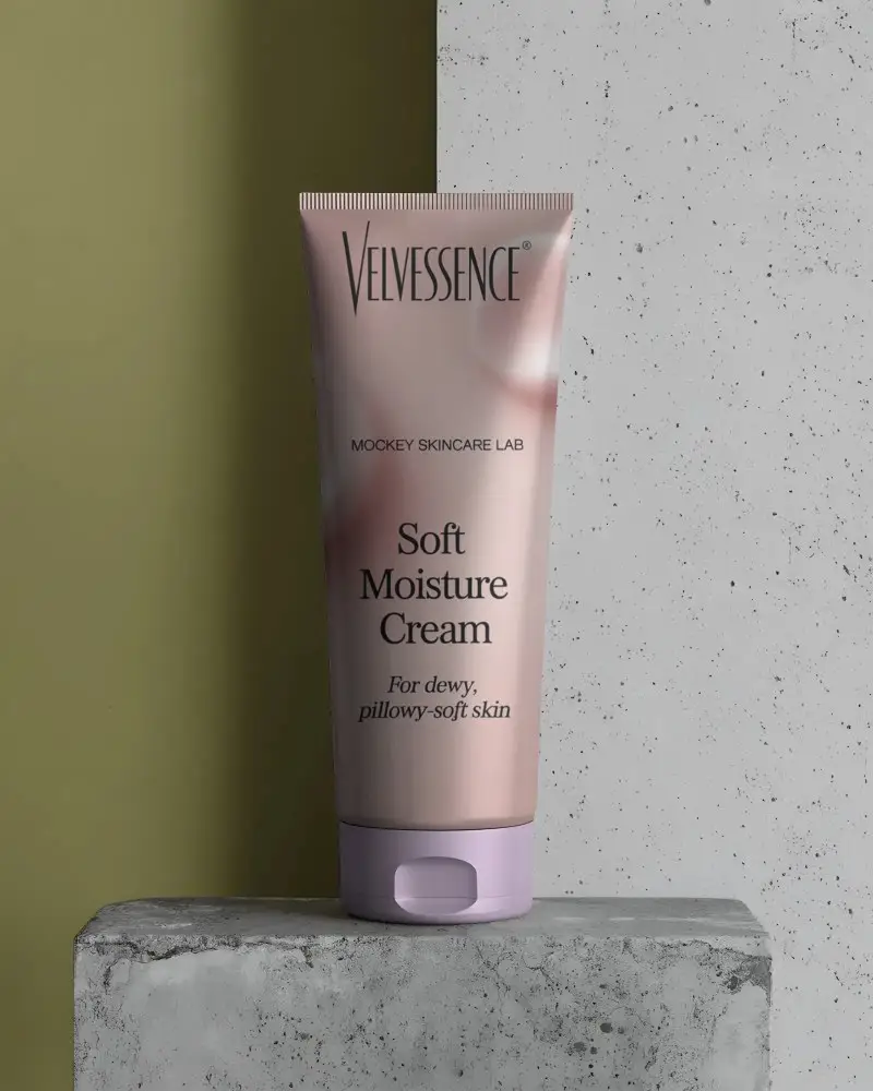 Modern Simple Tube Container Mockup For Branded Personal Care Product Display