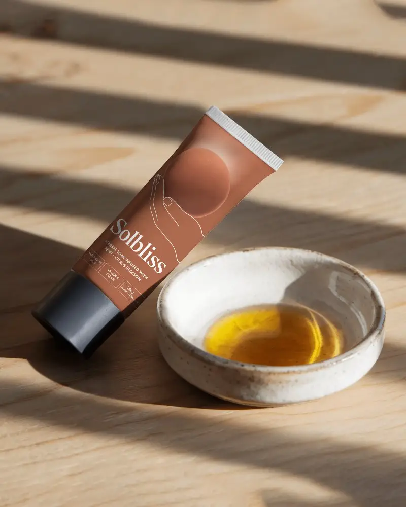  Luxury Skin Care Tube Mockup With Natural Ingredient Bowl For Cosmetic Brand Presentation