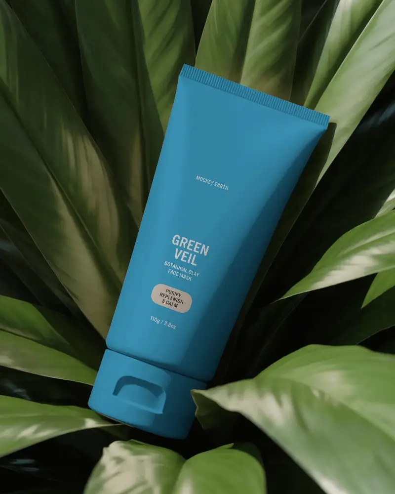 Eco Friendly Tube Mockup Natural Skin Care Packaging Design Blank Container