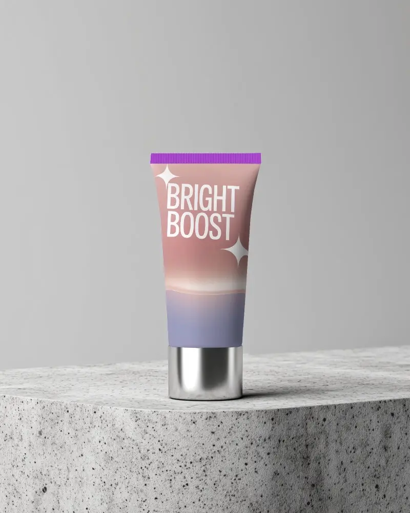 Skincare Tube Mockup For Creams Lotions And Beauty Product Packaging