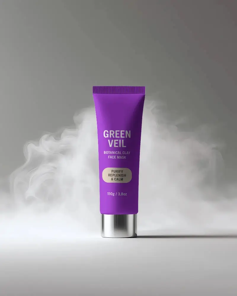 Sleek Tube Mockup For Skincare Product Presentation And Beauty Brand Packaging Design