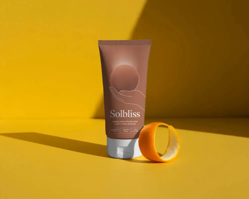 Cosmetic Tube Packaging Mockup For Cream Lotion Or Gel Product Display With Peel