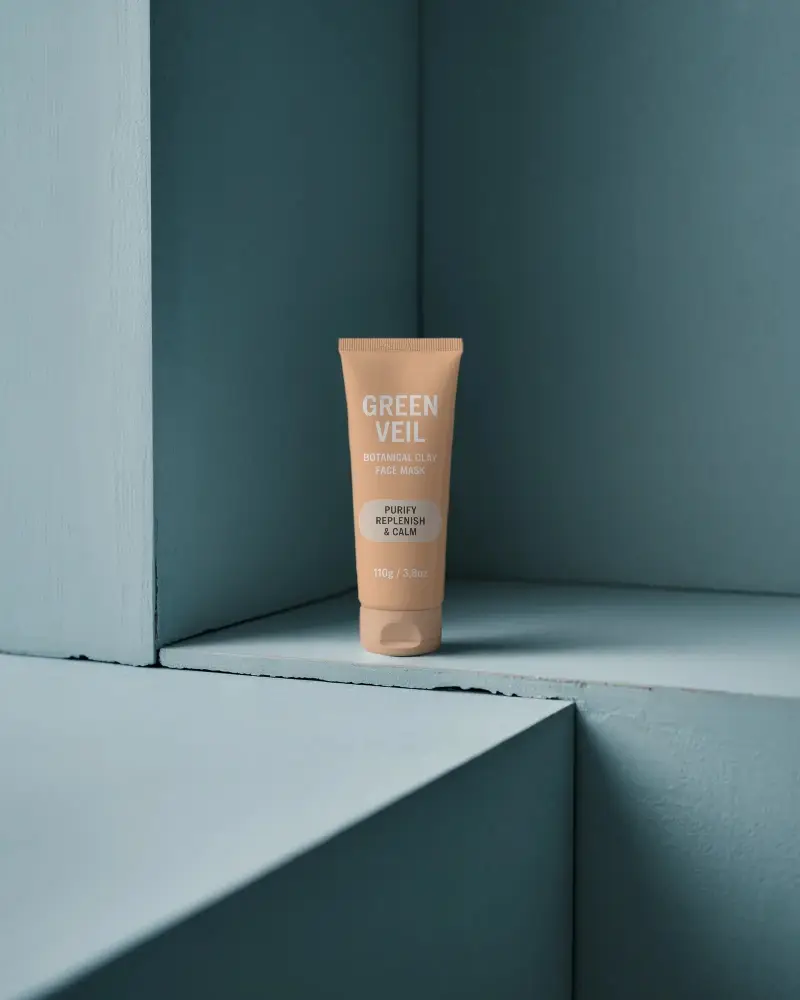 Sleek Minimalist Cosmetic Tube Mockup With Clean Edges For Brand Packaging Design Use