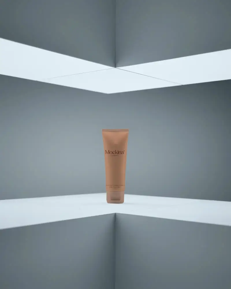 Sleek Minimalist Tube Container Mockup For Beauty And Personal Care Branding