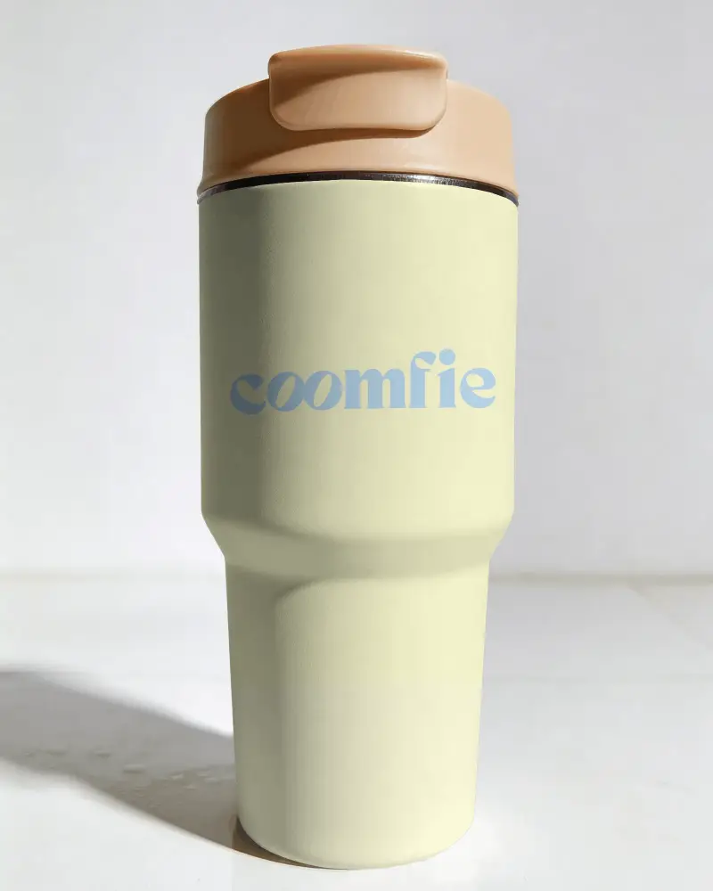 Durable Insulated Travel Tumbler Mockup With Leakproof Lid For Hot And Cold Beverages