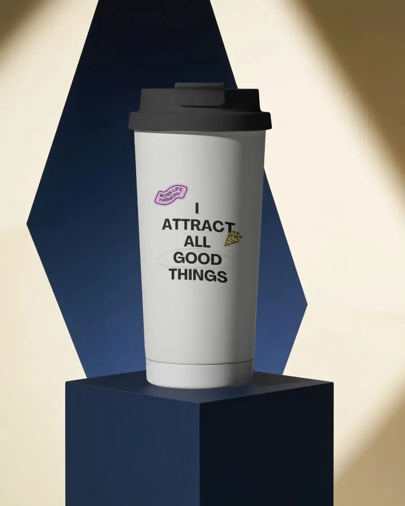 Sleek Durable Tumbler Mockup For Custom Branding Promotional Product Showcase