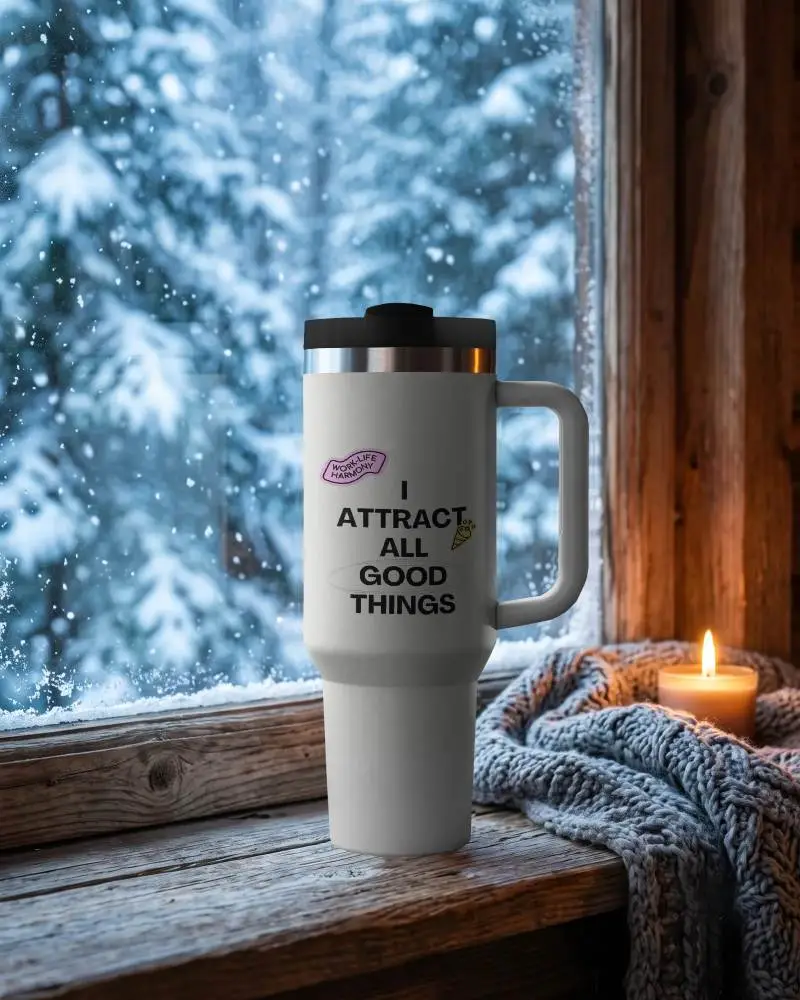 Stainless Steel Tumbler Mockup Ideal For Custom Logo Designs And Branding Projects