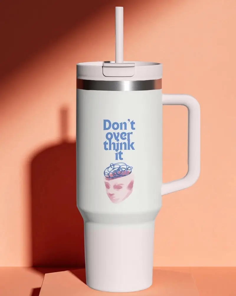 Insulated Stainless Steel Tumbler With Handle And Reusable Straw For Drinkware Customization