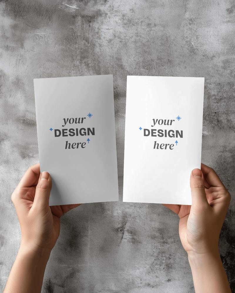 Promotional Brochure Mockup Featuring Bali Island Escape And Travel Info